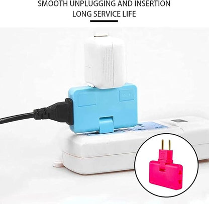 3 in 1 Rotatable Plug Adapter | Foldable Multi Socket Adapter