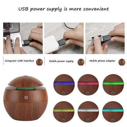 Dark Wooden Humidifier
