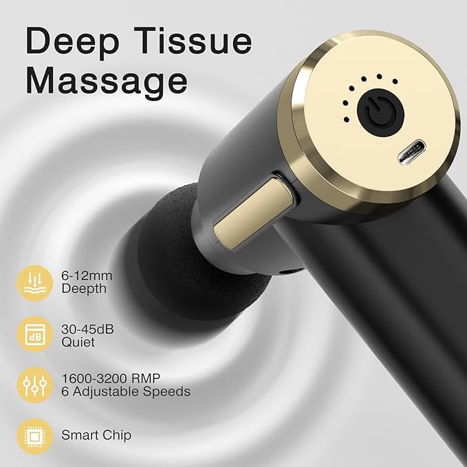 Facial Massage Gun Pen – Portable Electric Face & Body Muscle Massager