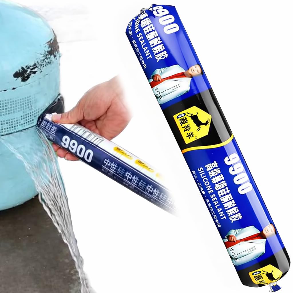 Silicone Waterproof Sealant 9900 – High Strength Leak Proof Adhesive for Bathroom, Kitchen & Roof