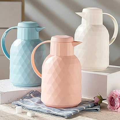 Thermal Hot Water Jug 1000ML | Insulated Coffee & Tea Carafe for Home, Office & Travel