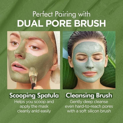 Holy Basil Bubble Deep Mask 90g Korean Clay Wash Off Pack for Pore Cleansing & Blackhead Removal