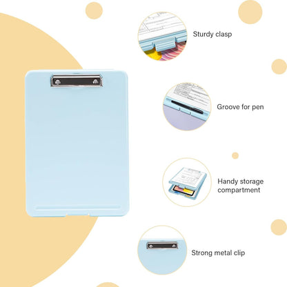Premium A4 Document Clipboard Folder with Writing Note Pad
