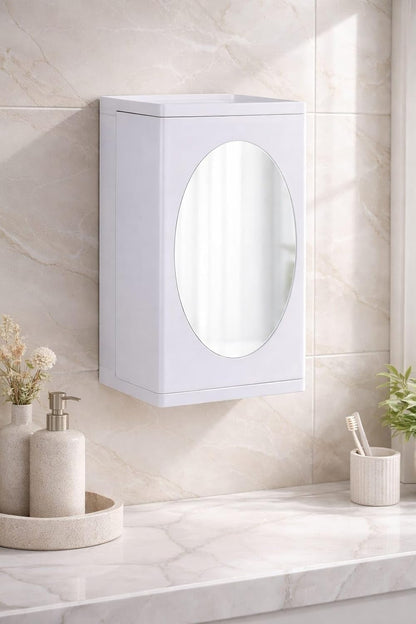 Wall Mounted Bathroom Cabinet with Mirror | Modern Storage Organizer for Bathroom