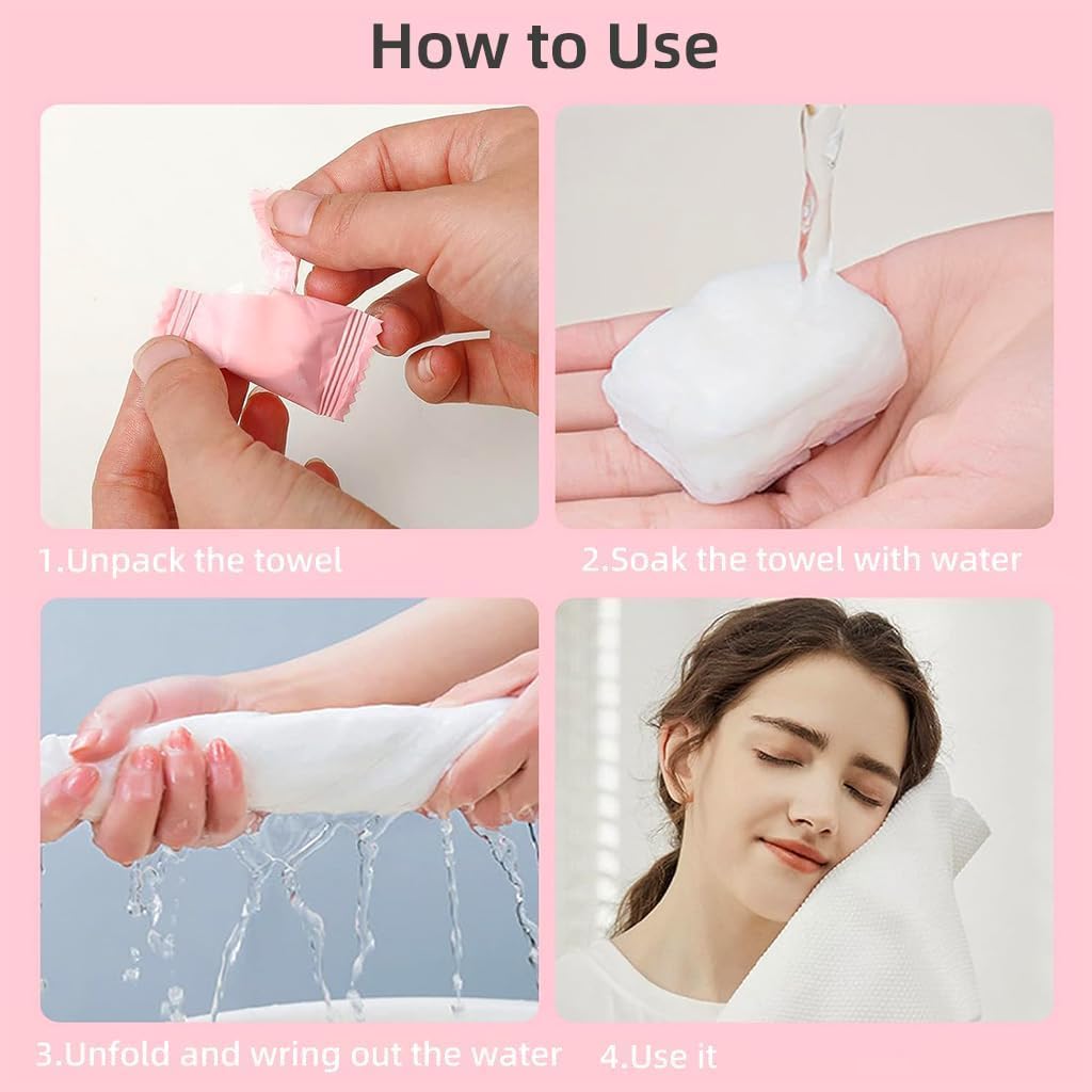 Compressed Towel Tablets – Portable Magic Coin Tissue for Travel & Home Use