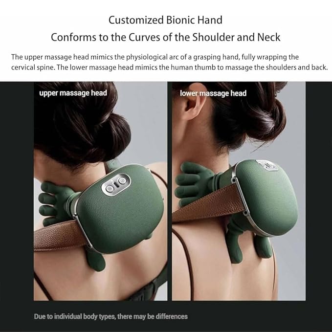 Electric Neck & Shoulder Massager with Vibration Therapy