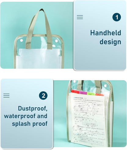 TRANSPARENT A4 PAPER FILE FOLDER