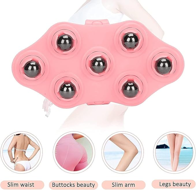 7 Ball Magnetic Massager | 3D Roller Massage Glove | Full Body Slimming Massager | 360° Rotate Therapy Massager