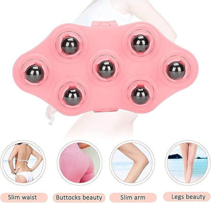 7 Ball Magnetic Massager | 3D Roller Massage Glove | Full Body Slimming Massager | 360° Rotate Therapy Massager