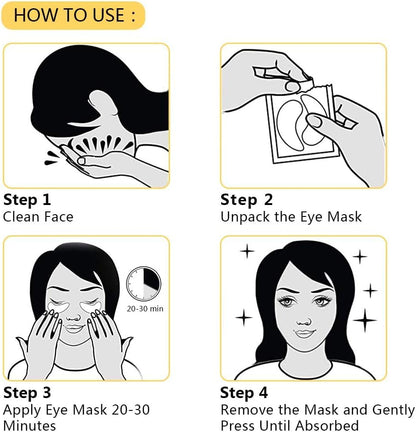 Avocado Green Eye Mask Patches – Dark Circle, Puffiness & Fine Lines Remover