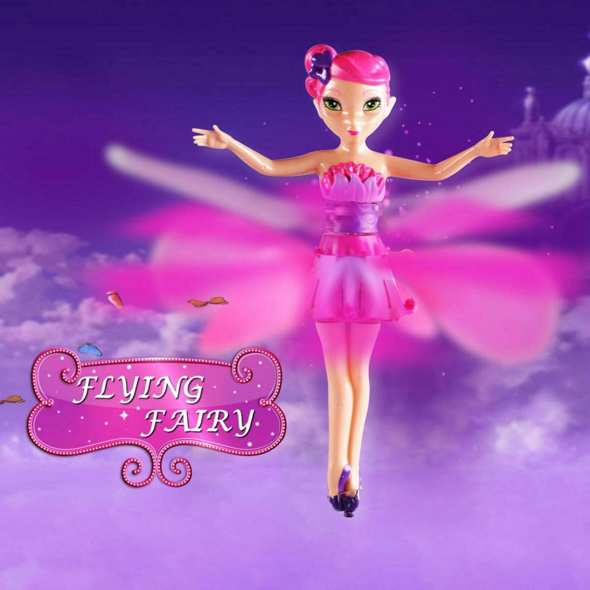 Flying Fairy Dancing Doll Toy for Girls – Hand Sensor Magic Flying Toy