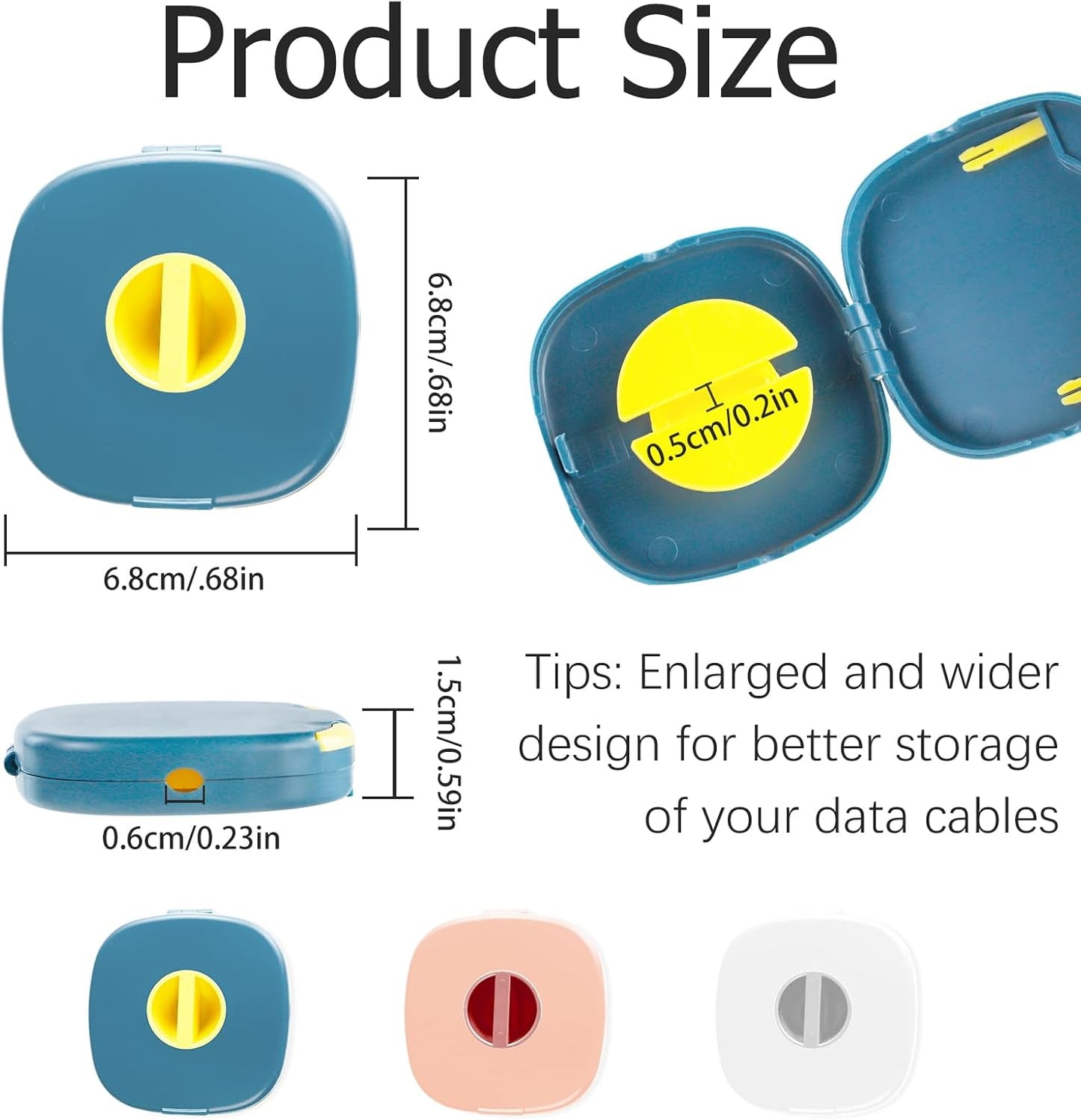 2 In 1 Cable Holder & Organizer Box