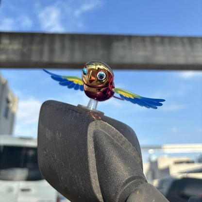 Colorful Flying Bird Dashboard Ornament