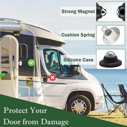 Magnetic Door Stopper | Strong Stainless Steel Door Holder