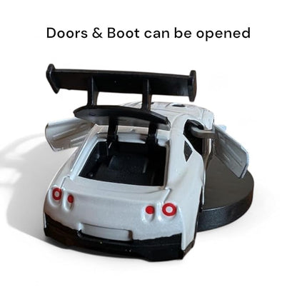 360° Rotating Spinning Car Dashboard Decoration – Mini Car Model Interior Accessory