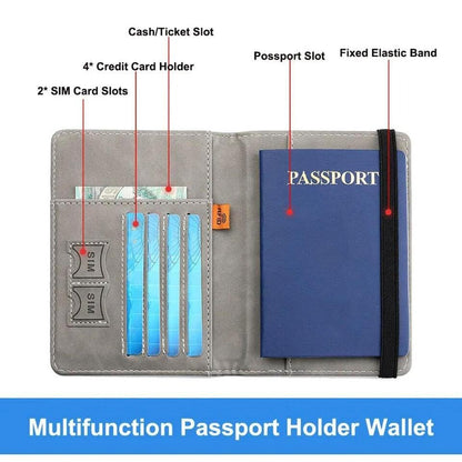 Travel Passport Cover Wallet Holder