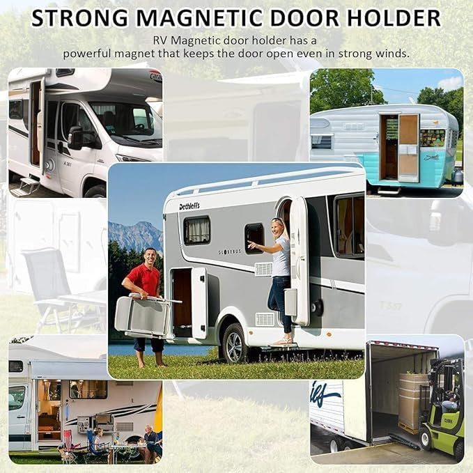 Magnetic Door Stopper | Strong Stainless Steel Door Holder