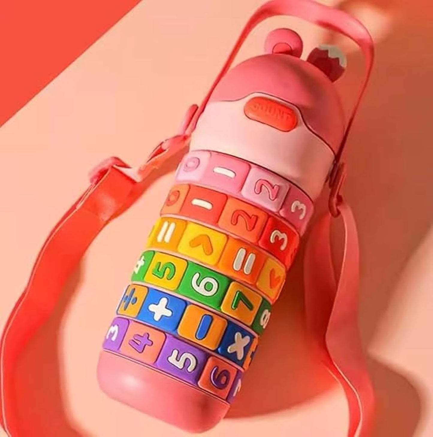 Math Water Bottle for Kids | Educational Number Learning Bottle | BPA Free Leakproof