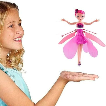 Flying Fairy Dancing Doll Toy for Girls – Hand Sensor Magic Flying Toy