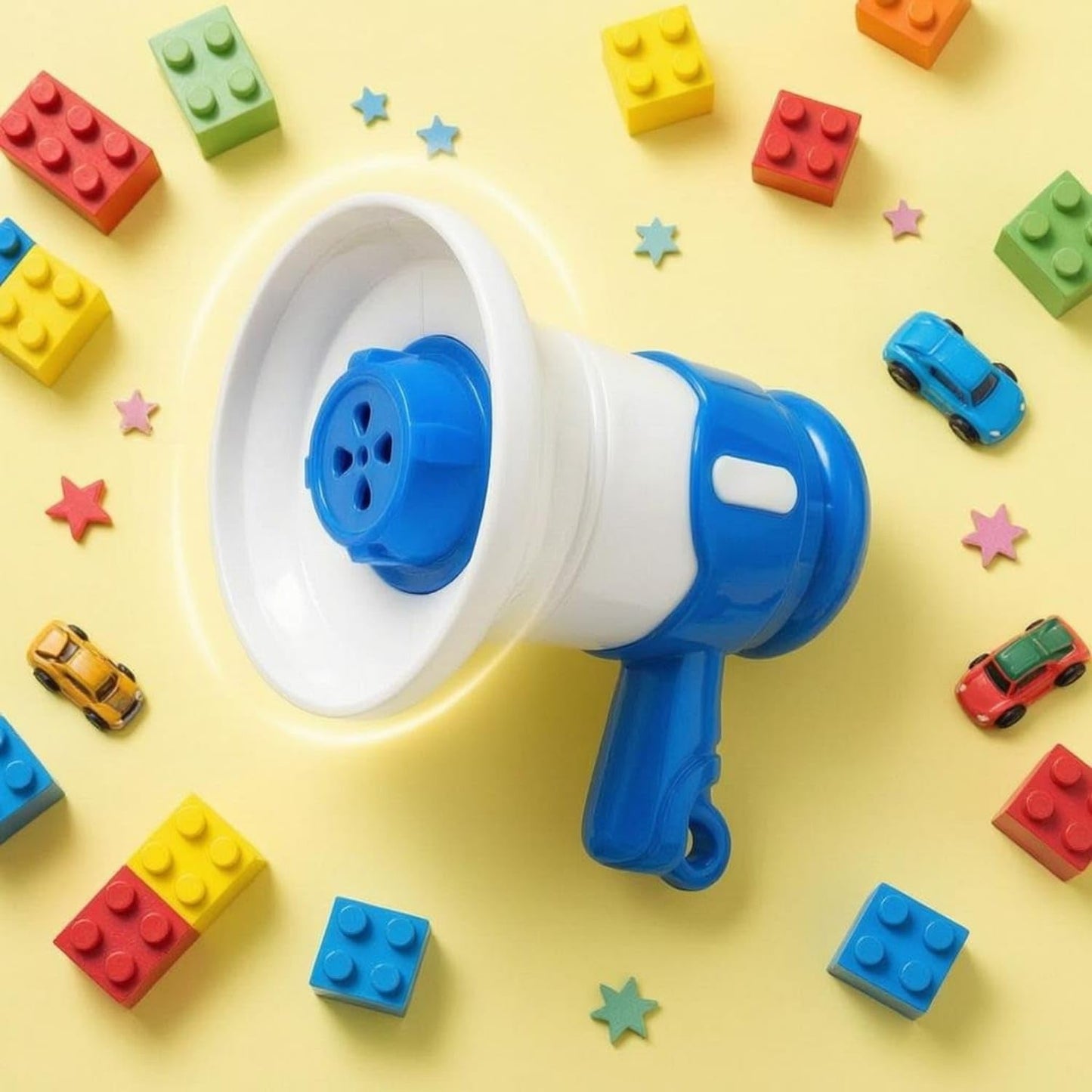 Mini Sound Horn Keychain | Loud Siren Megaphone Keychain Toy with Button