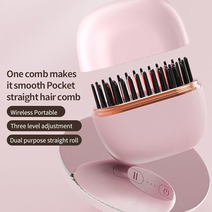 Portable Straight Hair Comb – Anti-Static Detangling Brush for Smooth & Frizz-Free Hair