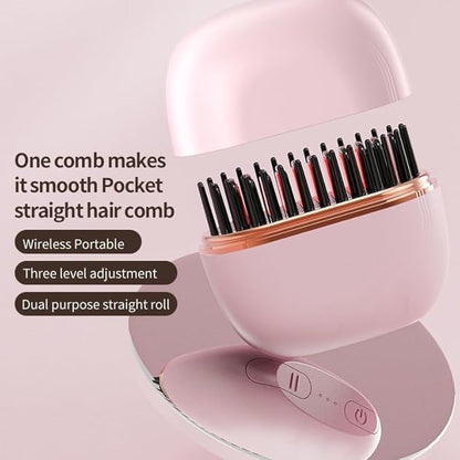 Portable Straight Hair Comb – Anti-Static Detangling Brush for Smooth & Frizz-Free Hair