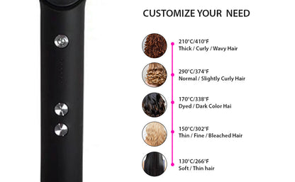 HAIR STRAIGHTENER COMB BRUSH