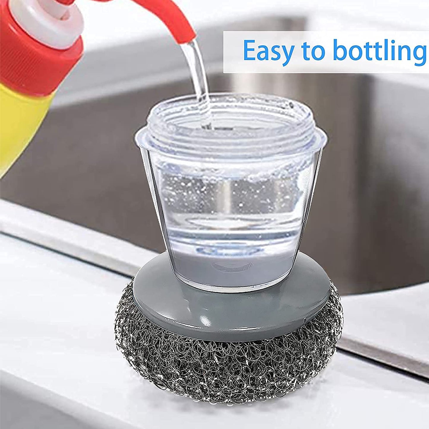 Wire Palm Dish Cleaner Brush | Kitchen Cleaning Scrubber Brush for Utensils