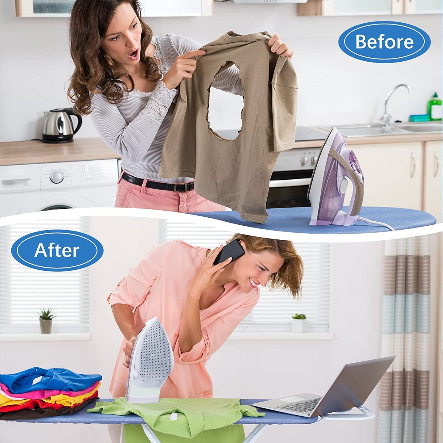 Silicone Ironing Cover Heat Resistant Protector for Steam Iron