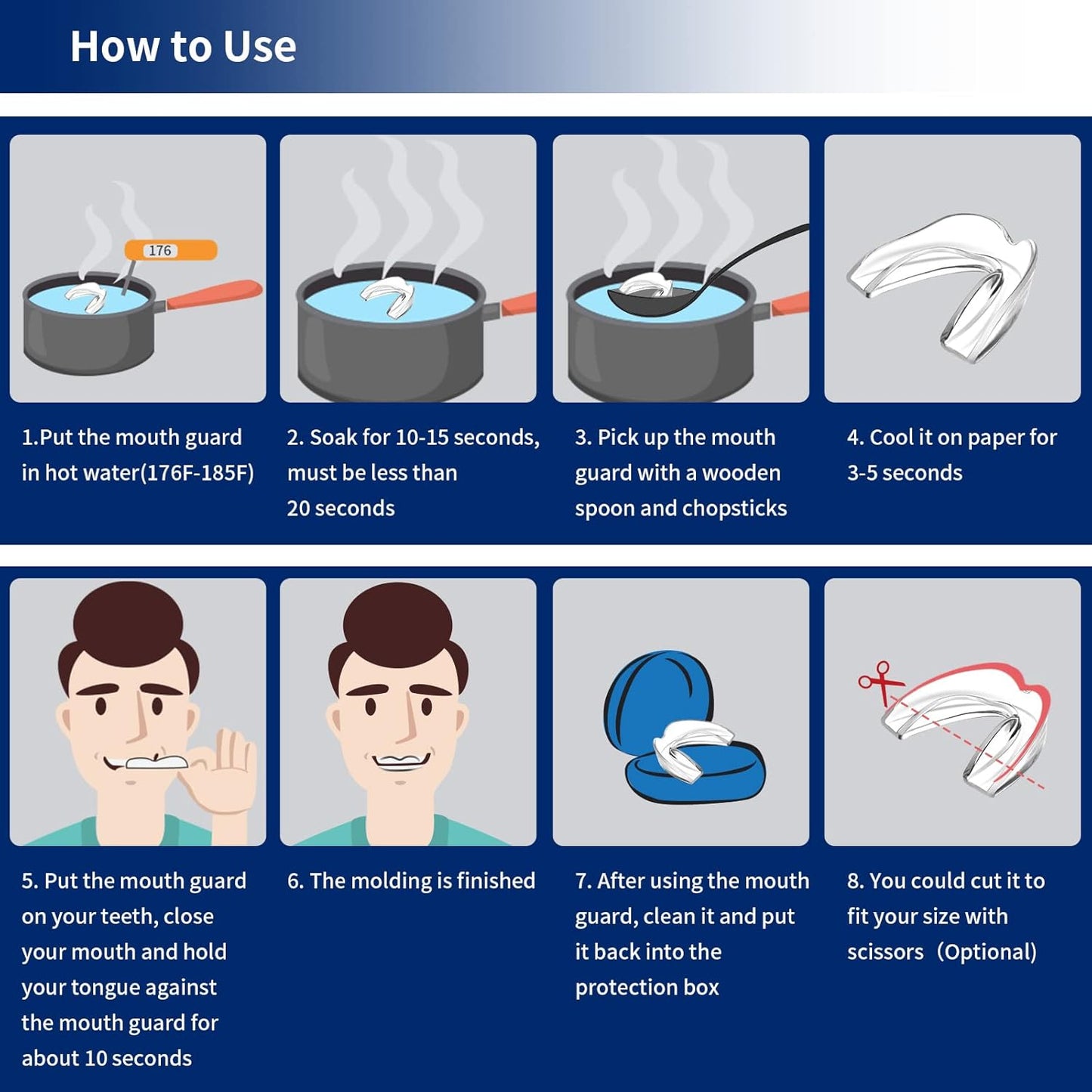 Mouth Guard for Grinding Teeth and Clenching Teeth at Night