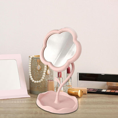 Flower Shaped Makeup Mirror for Dressing Table