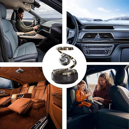 Solar Rotating Car Air Freshener & Aromatherapy Diffuser