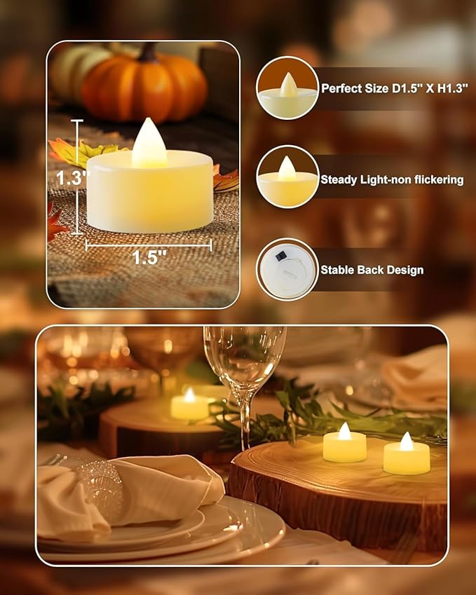 LED Switch Diya (Pack Of 4)