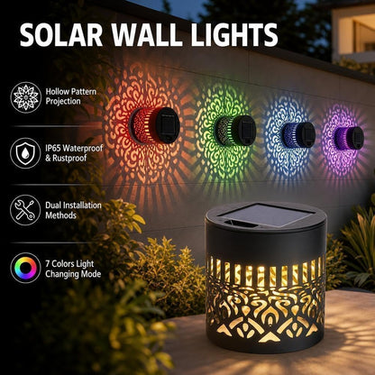 7 Color Changing Mandala Light – Solar Powered LED Decorative Lamp