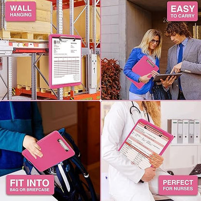 Premium A4 Document Clipboard Folder with Writing Note Pad