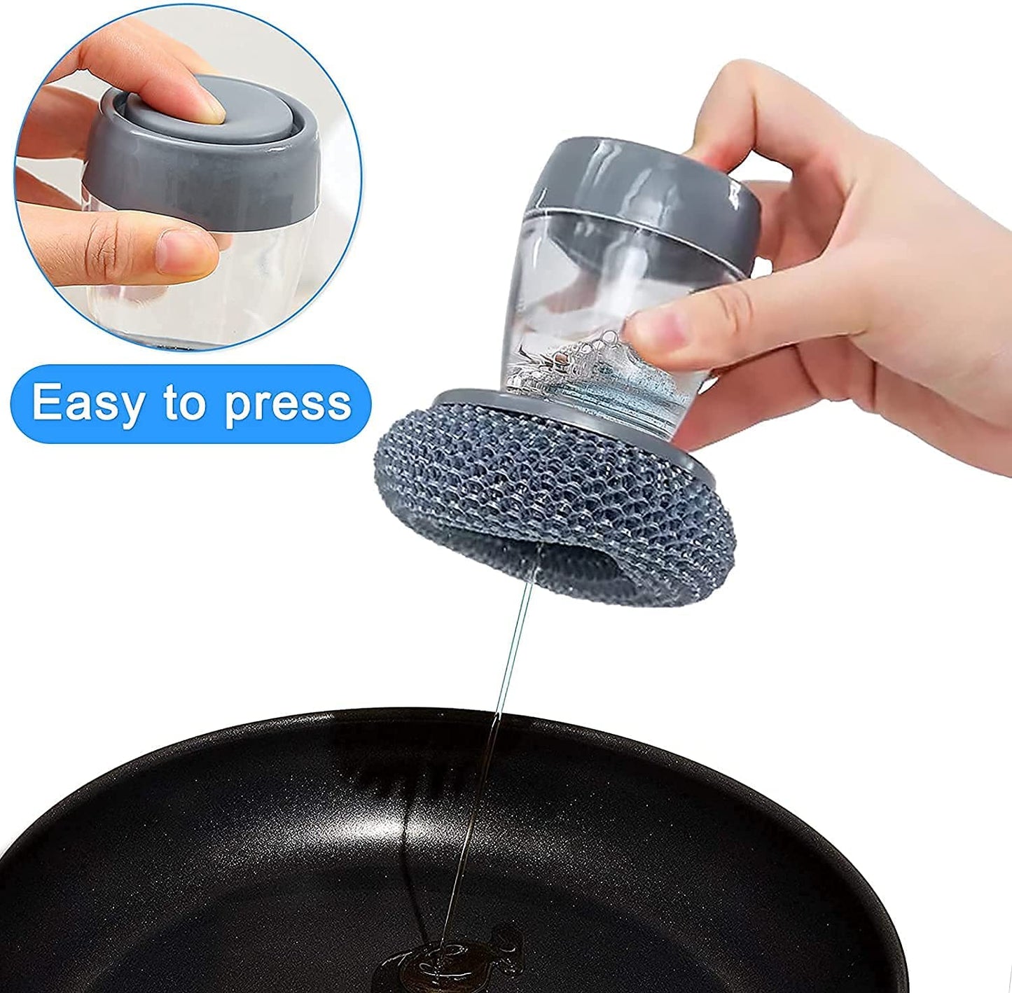 Wire Palm Dish Cleaner Brush | Kitchen Cleaning Scrubber Brush for Utensils