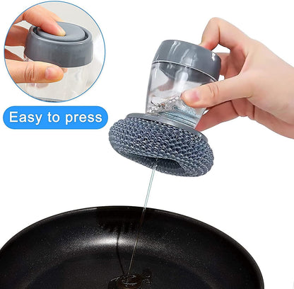 Wire Palm Dish Cleaner Brush | Kitchen Cleaning Scrubber Brush for Utensils