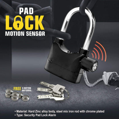 Motion Sensor Alarm Lock for Home