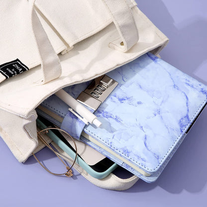Marble Lockable Book with Password – Personal Notebook with Combination Lock for Travel & Daily Use