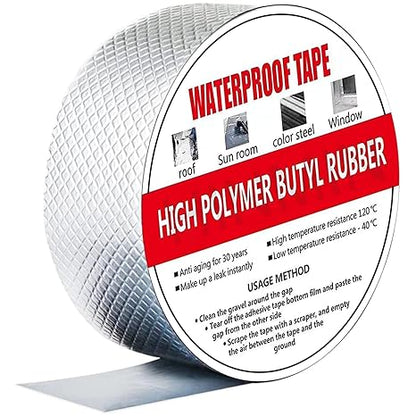 SILVER ALUMINIUM TAPE 4 INCH
