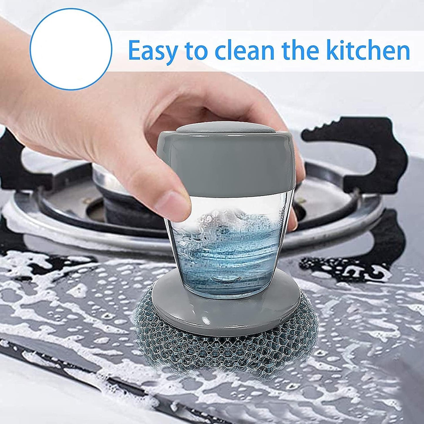 Wire Palm Dish Cleaner Brush | Kitchen Cleaning Scrubber Brush for Utensils
