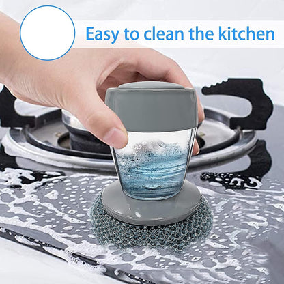 Wire Palm Dish Cleaner Brush | Kitchen Cleaning Scrubber Brush for Utensils