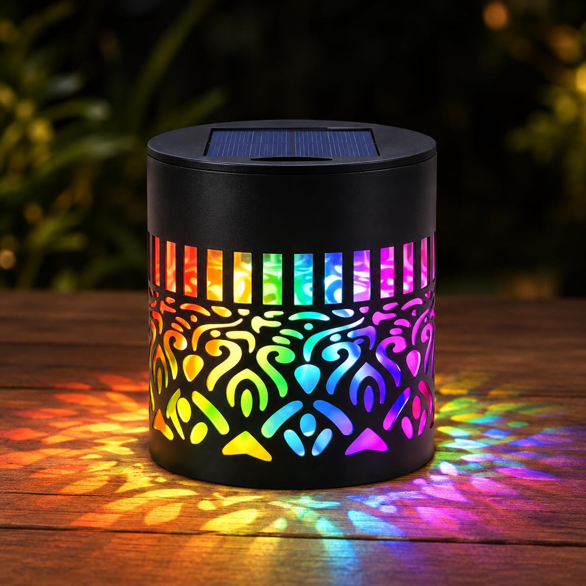 7 Color Changing Mandala Light – Solar Powered LED Decorative Lamp