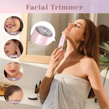 2 in 1 Women Electric Trimmer & Shaver | USB Rechargeable Hair Remover