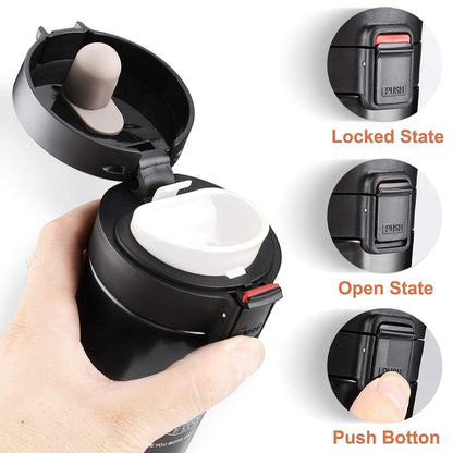 Coffee Mug Travel Stainless Steel Leak Proof Hot & Cold Coffee Tumbler