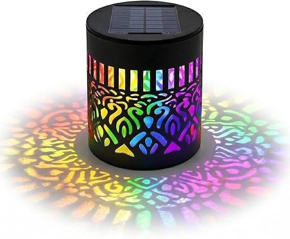 7 Color Changing Mandala Light – Solar Powered LED Decorative Lamp
