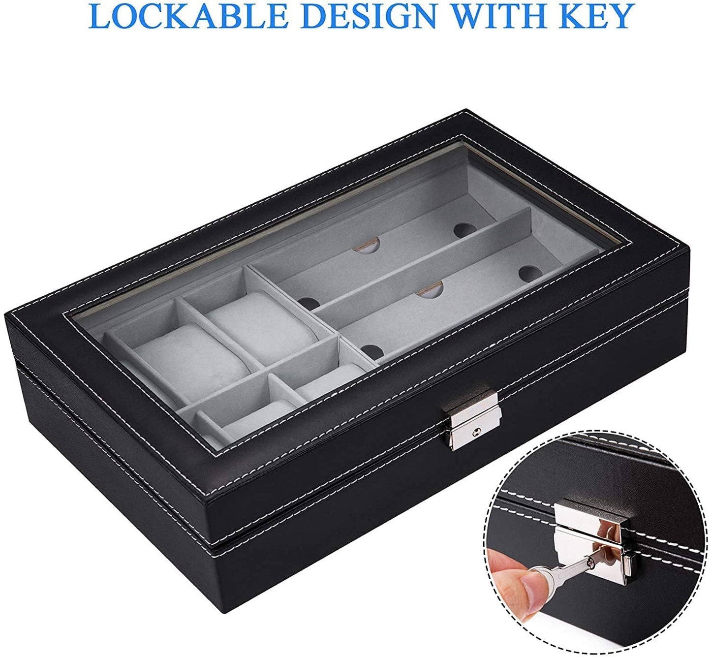 6 SLOT WATCH AND 3 SLOT GOGGLES BOX