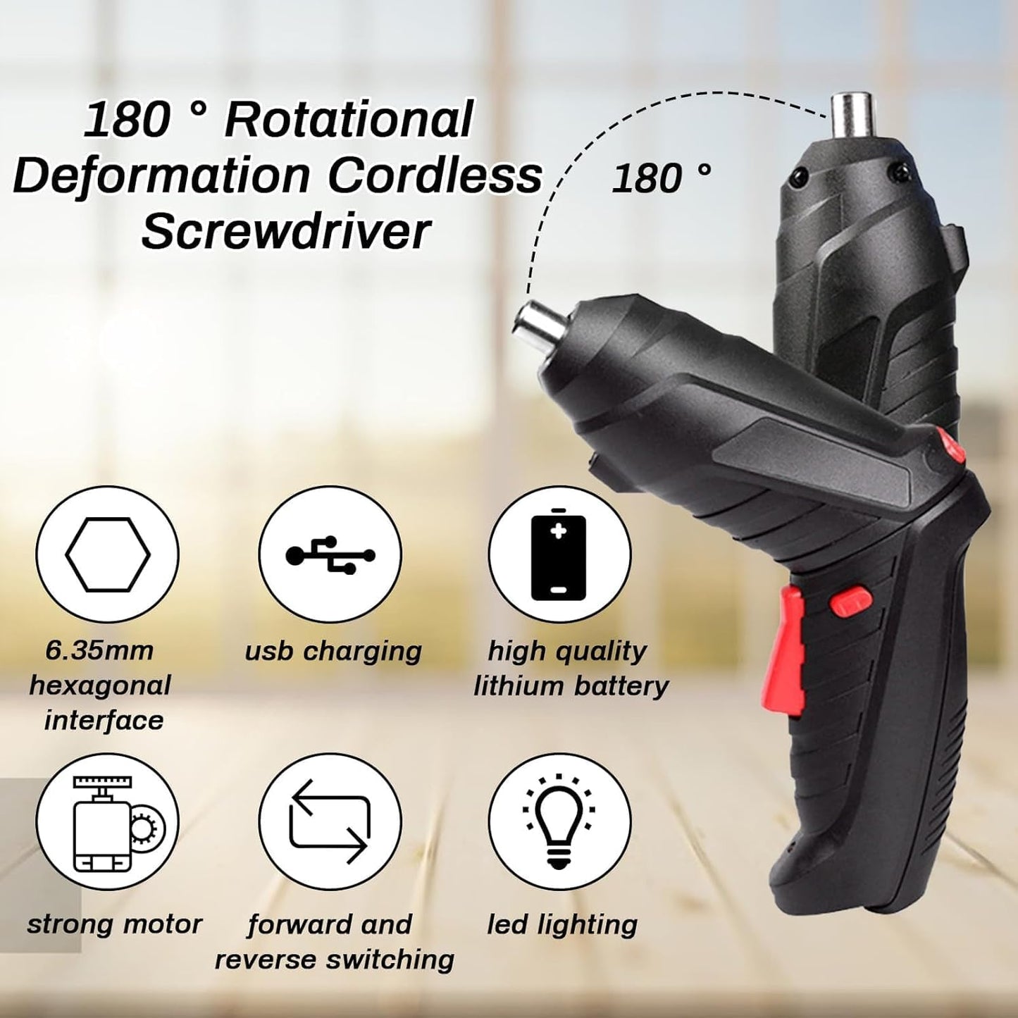 47 IN 1 CORDLESS ELECTRIC SCREWDRIVER