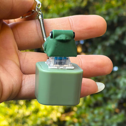 Frog LED Keychain with Sound | Cute Frog Sound Keychain Toy for Kids & Gift
