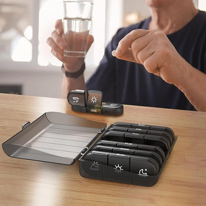 Travel Medicine Box Organizer | Portable Pill Storage Case